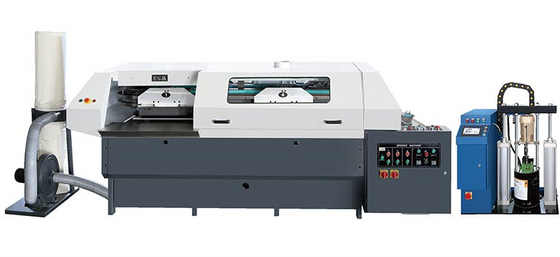 عالية السرعة 4 مشغل PUR كتاب ربط آلة مع ضبط تلقائي و PLC وحدة تحكم