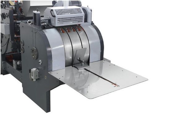 180-350gsm ورق مربع أسفل كيس التسوق الورقية تشكيل آلة مع فتحات مقبض