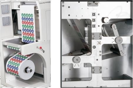 آلة طباعة الملصقات التلقائية 320mm عرض الوسائط