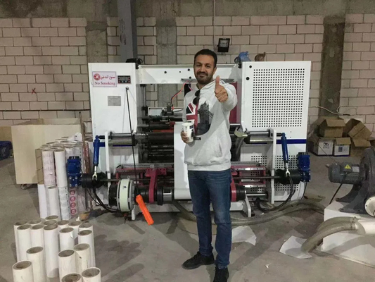 إيكوغرافيكس آلة قطع وإعادة لف الورق الحراري