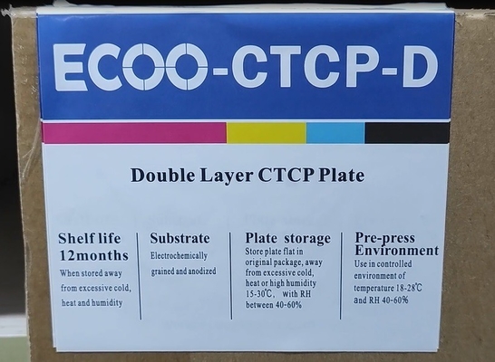 لوح الطباعة التقليدية المضادة للأشعة فوق البنفسجية طبقة CTCP مزدوجة الطبقة مقاومة للحبر