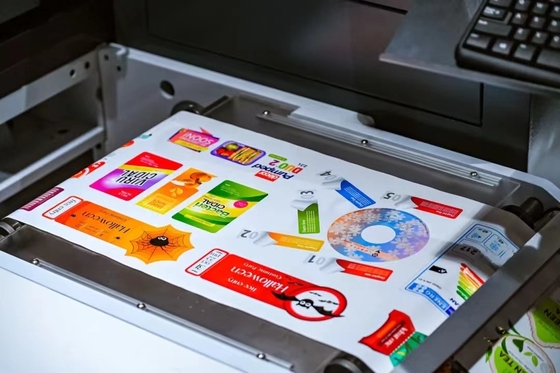 6 ألوان آلة التسمية الرقمية طابعة UV Inkjet Label