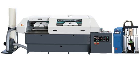 آلة تجليد مثالية بـ 4 مشابك بسرعة 2300 نسخة/ساعة وحجم تجليد 450 × 320 مم