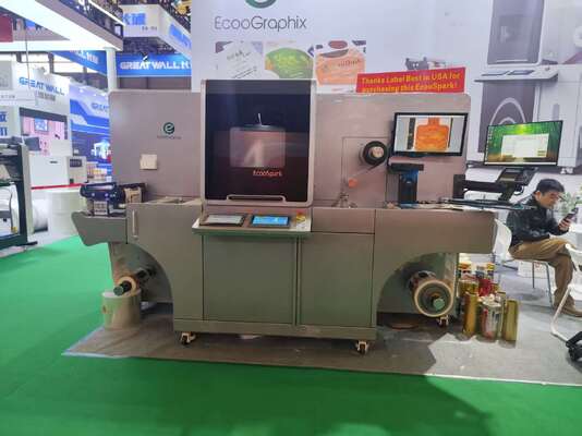 آلة الطباعة الرقمية الدوارة للأشعة فوق البنفسجية والطلاء البارد