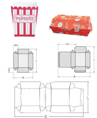 380V 200GSM 200PCS / Min آلة تغليف الكرتون