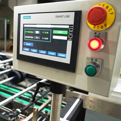 380V 200GSM 200PCS / Min آلة تغليف الكرتون