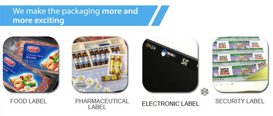 طابعة شعار لاصق فلكسوغرافيك UV 60m / Min
