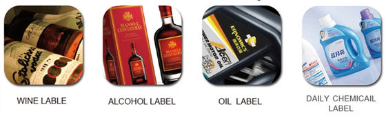 طابعة شعار لاصق فلكسوغرافيك UV 60m / Min