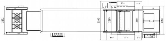 6200PCS/H آلة طلاء بقعة الأشعة فوق البنفسجية الزجاج 1090 × 1440mm