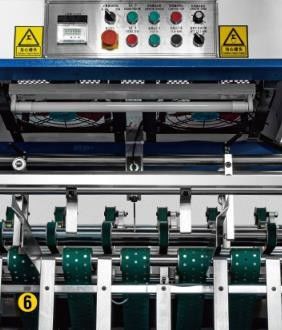 5500pcs / H 620mm التلقائي الأشعة فوق البنفسجية بقعة آلة طلاء بالورنيش