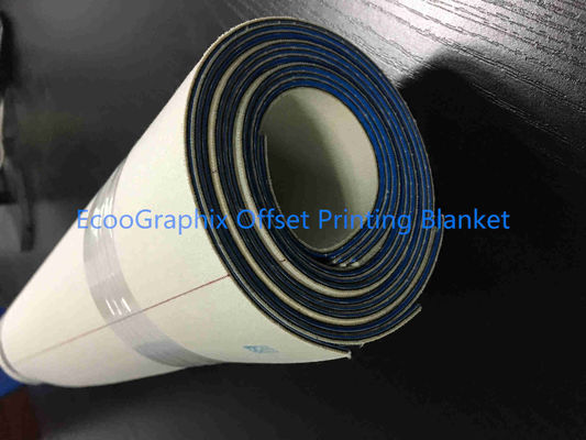 0.9um 9000PPH 3 Ply طباعة بطانية مطاطية سطح مصقول