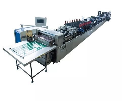 آلة صنع الأكياس الورقية ذات القاع المربع 40 قطعة / الساعة 450GSM 9KW