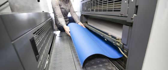 دوت Word Printing 15000PPH Offset Rubber Blanket 4 Ply Fabric