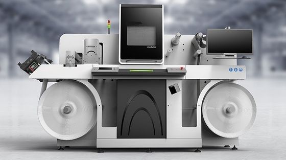 50m / min محسن ملصقات ختم الورق بالورنيش الرقمي