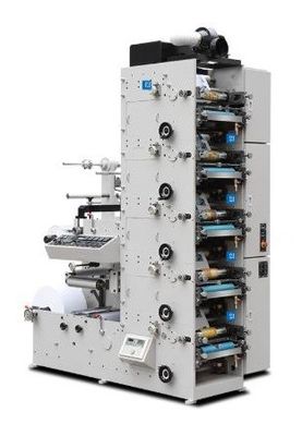 آلة طباعة فلكسوغرافية UV 60M / Min لملصق لاصق