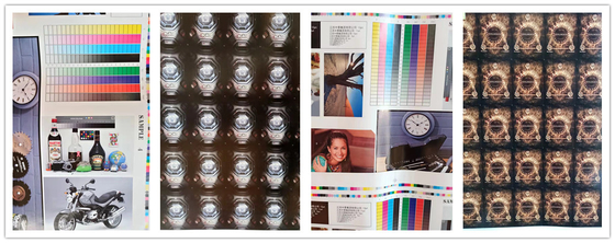 A2 4Colors ورقة أوفست تغذية آلة طباعة 12000s / H مع UV